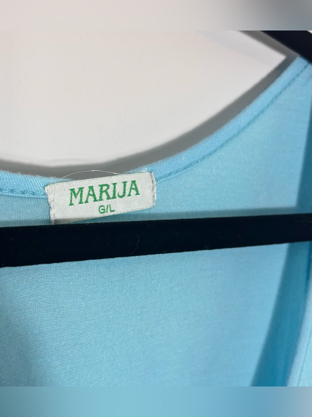 MARIJA Sleeveless Ombre Maxi Dress – Blue Gradient Chiffon Size Large - Picture 5 of 5